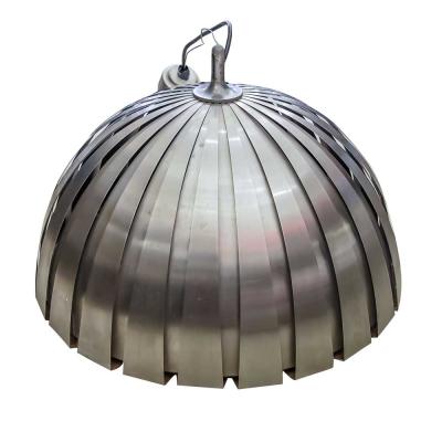Elio Martinelli PAIR OF 1960S STEEL PENDANTS BY ITALIAN DESIGNER ELIO MARTINELLI