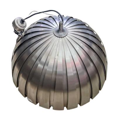 Elio Martinelli PAIR OF 1960S STEEL PENDANTS BY ITALIAN DESIGNER ELIO MARTINELLI