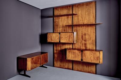 Elio Monesi Elio Monesi Modular Wall Unit and Credenza