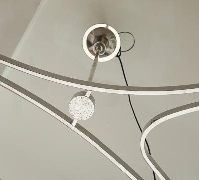 Elio Monesi Model No 12816 Variant Chandelier by Elio Monesi for Arredoluce