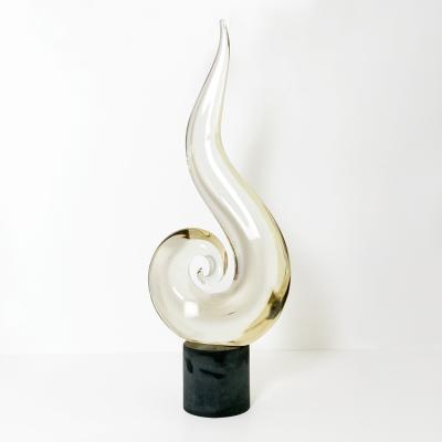 Elio Raffaeli ELIO RAFFAELI GLASS SCULPTURE MURANO ITALY 1970