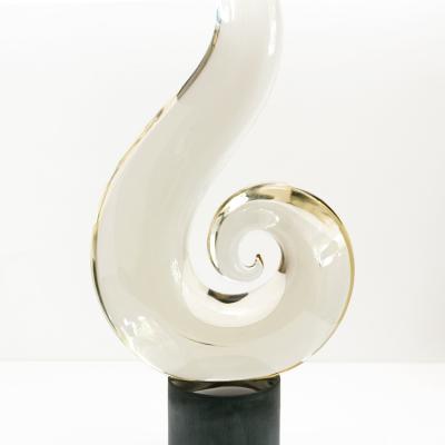 Elio Raffaeli ELIO RAFFAELI GLASS SCULPTURE MURANO ITALY 1970