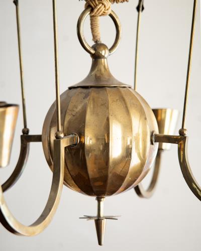 Elis Bergh Early 20th Century Chandelier by Elis Bergh