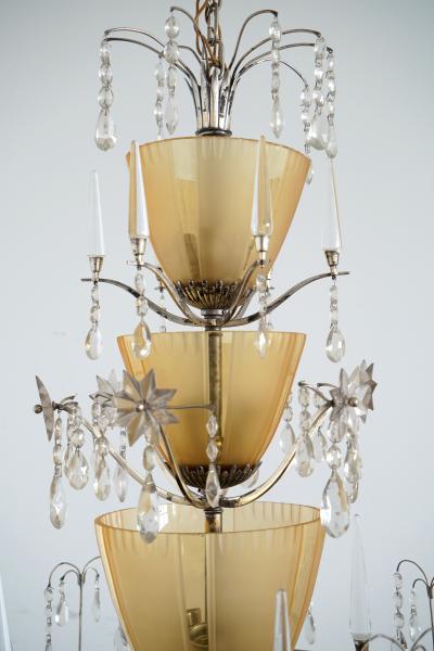 Elis Bergh Large Chandelier Elis Bergh attributed 2 available 