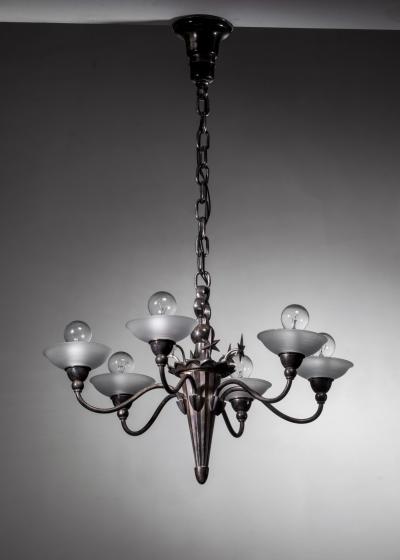 Elis Bergh Swedish Grace 6 arm chandelier