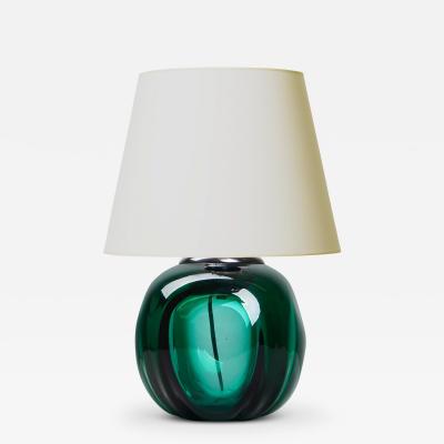 Elis Bergh Table Lamp by Elis Bergh for Kosta Glasbruk