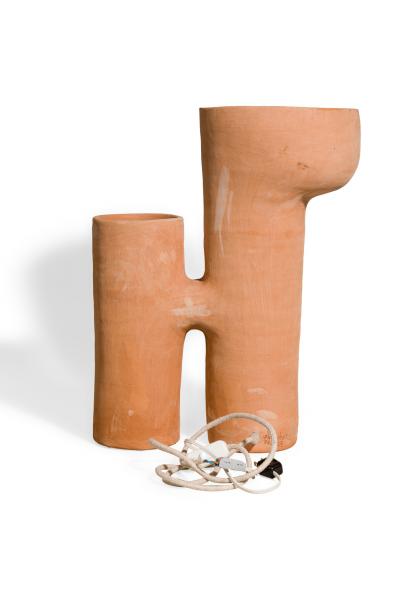 Elisa Uberti French Contemporary Horizon 1 Terracota Clay Lamp