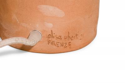 Elisa Uberti French Contemporary Horizon 1 Terracota Clay Lamp