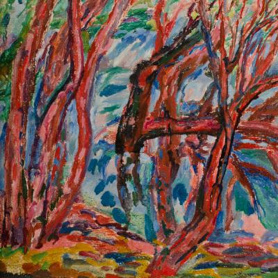 Elisabeth Merlicek Elisabeth Merlicek Vienna 1911 1988 Fruhling am Teich 