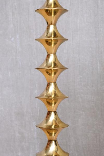 Elit AB Swedish Modern Sculptural Brass Floor Lamp by Elit AB 1960s