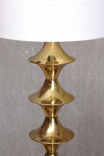 Elit AB Swedish Modern Sculptural Brass Floor Lamp by Elit AB 1960s