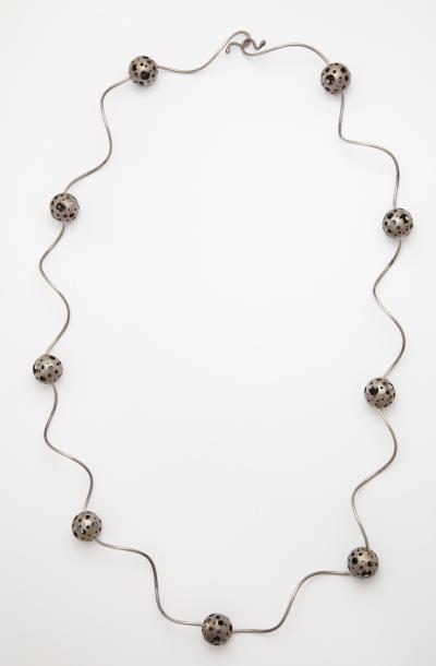 Elizabeth Garvin Elizabeth Garvin Modernist Silver Necklace