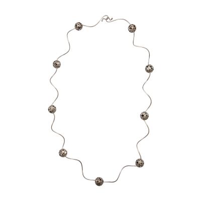 Elizabeth Garvin Elizabeth Garvin Modernist Silver Necklace