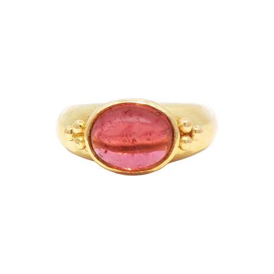 Elizabeth Locke Elizabeth Locke Cabochon Tourmaline Ring