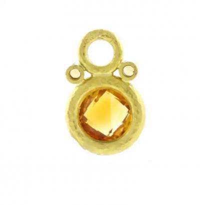 Elizabeth Locke Elizabeth Locke Citrine and Spessartite Earring Charms