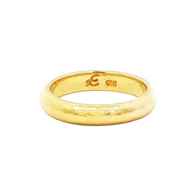 Elizabeth Locke Stackable Hammered Band by Elizabeth Locke