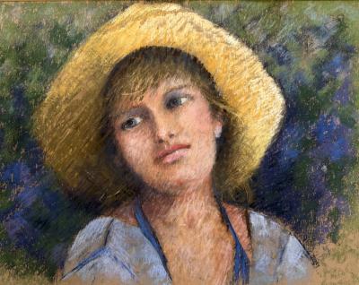 Elizabeth Mowry Girl with Yellow Hat 