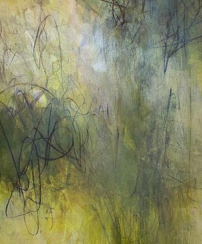 Elliot Twelvetrees American Modern Abstract Expressionist Mixed Media on Board Elliot Twelvetrees