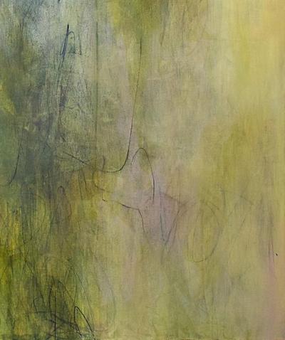 Elliot Twelvetrees American Modern Abstract Expressionist Mixed Media on Board Elliot Twelvetrees