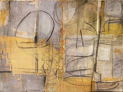 Elliot Twelvetrees American Modern Abstract Expressionist Mixed Media on Canvas Elliot Twelvetrees