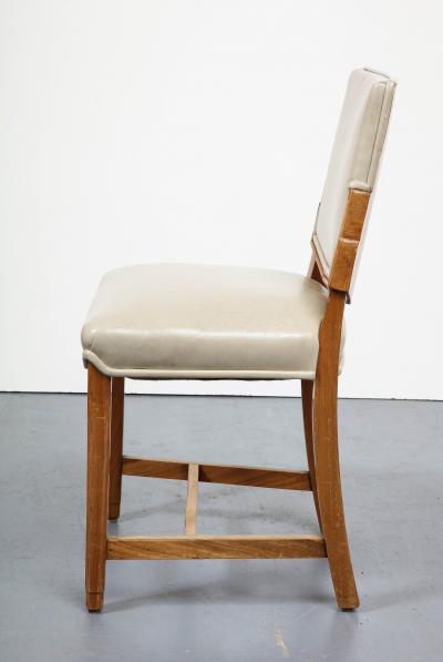Elm Side Chair with Wood Back Sweden c 1950