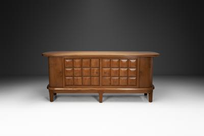 Elm Veneer Sideboard by Frederik St rmose M belfabrik Denmark ca 1940s