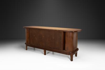 Elm Veneer Sideboard by Frederik St rmose M belfabrik Denmark ca 1940s