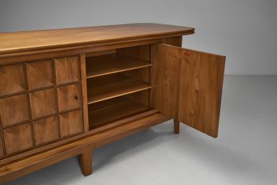 Elm Veneer Sideboard by Frederik St rmose M belfabrik Denmark ca 1940s