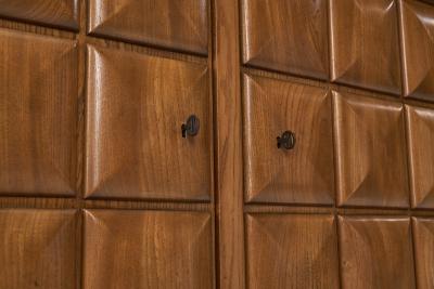 Elm Veneer Sideboard by Frederik St rmose M belfabrik Denmark ca 1940s