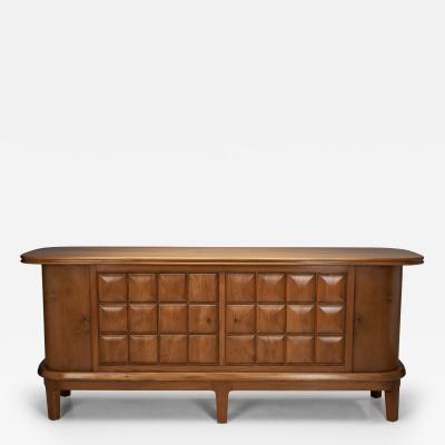 Elm Veneer Sideboard by Frederik St rmose M belfabrik Denmark ca 1940s