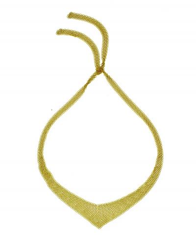 Elsa Peretti Tiffany Co Elsa Peretti Gold Mesh Scarf Necklace