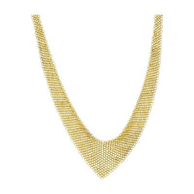 Elsa Peretti Tiffany Co Elsa Peretti Gold Mesh Scarf Necklace