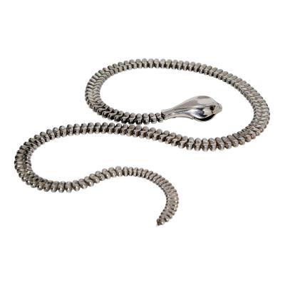 Elsa Peretti Tiffany Co Sterling Silver Snake Belt Necklace