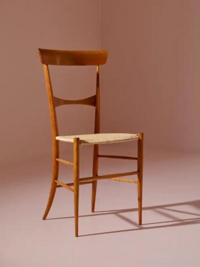 Emanuele Rambaldi Emanuele Rambaldi 4 Dining Chairs Leggerissima Model Figli Di Sanguineti 1951