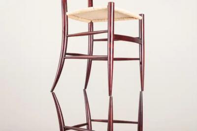 Emanuele Rambaldi Emanuele Rambaldi 6 Dining Chairs Leggerissima Model Figli Di Sanguineti 1951