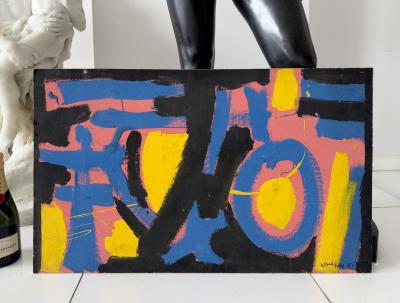 Emerson S Woelffer Early Abstract Expressionist Black Mountain College Teacher Franz Kline