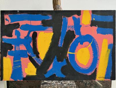 Emerson S Woelffer Early Abstract Expressionist Black Mountain College Teacher Franz Kline