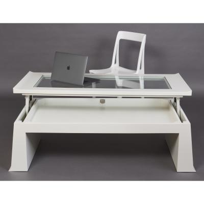 Emiel Veranneman Rare Convertible Coffee Table by Veranneman Belgium ca 1980