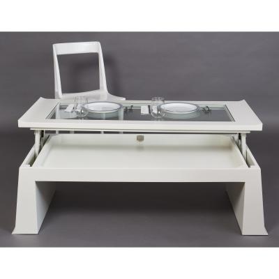 Emiel Veranneman Rare Convertible Coffee Table by Veranneman Belgium ca 1980