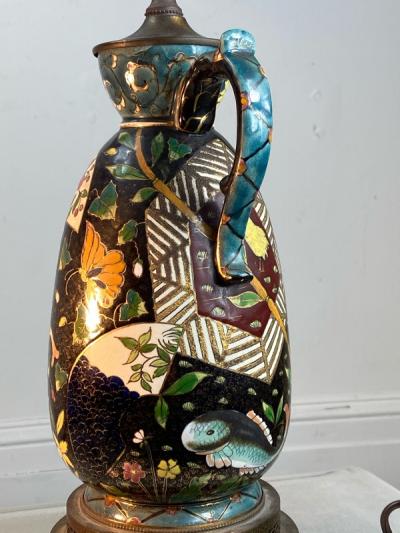 Emil Fischer EMIL FISCHER ASIAN STYLE CERAMIC LAMP