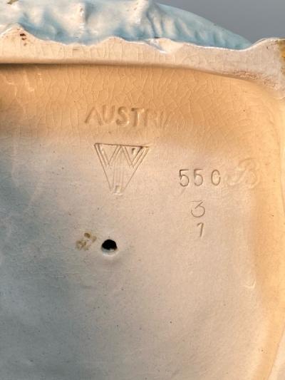 Emil Meier EMIL MEIER CERAMIC WOMAN WITH ICE SKATES LAMP