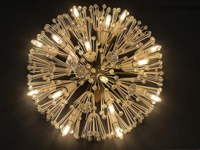 Emil Stejnar Emil Stejnar Half Round Snowflake Flush Mount