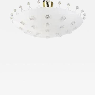 Emil Stejnar Emil Stejnar Midcentury Bowl Pendant Lamp Flush Mount Rupert Nikoll Austria
