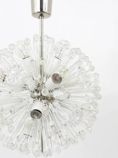 Emil Stejnar Emil Stejnar Nickel Plated Dandelion Sputnik Blowball Chandelier Rupert Nikoll