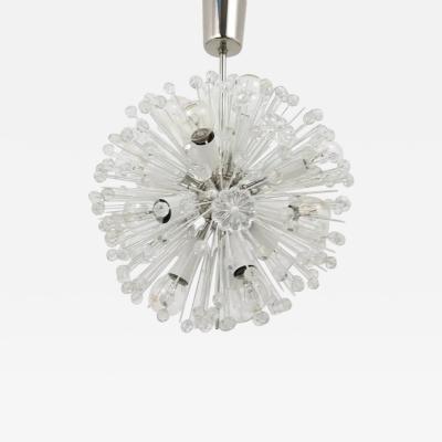 Emil Stejnar Emil Stejnar Nickel Plated Dandelion Sputnik Blowball Chandelier Rupert Nikoll