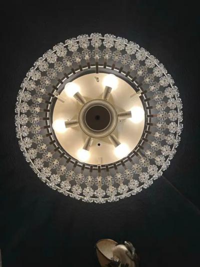 Emil Stejnar Floral Glass Illuminated Mirror