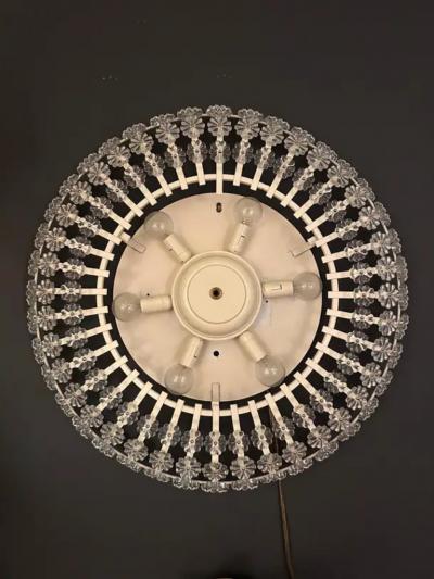 Emil Stejnar Floral Glass Illuminated Mirror