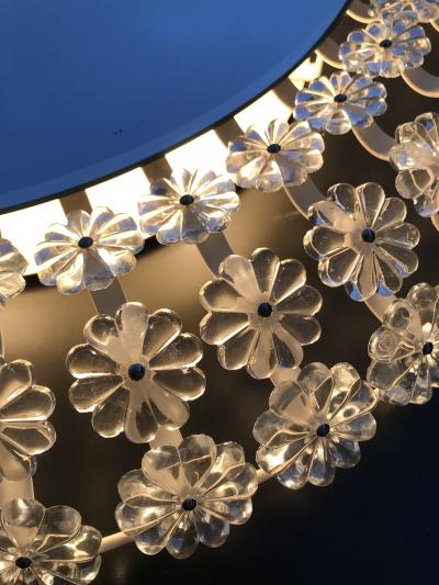 Emil Stejnar Illuminated Floral Glass Backlit Mirror