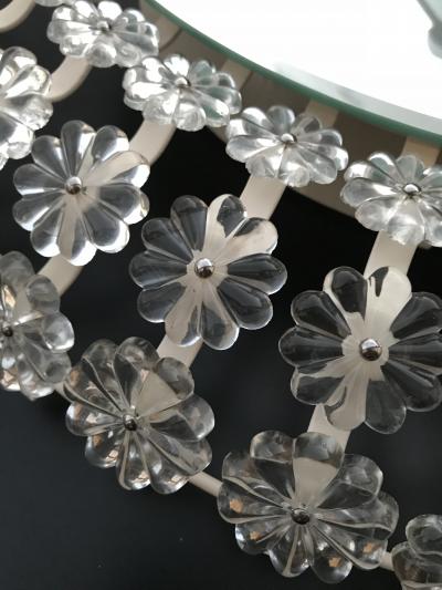 Emil Stejnar Illuminated Floral Glass Backlit Mirror