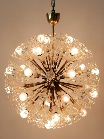 Emil Stejnar Large 33 Lights Chandelier Dandelion by Emil Stejnar for Rupert Nikoll 1950s